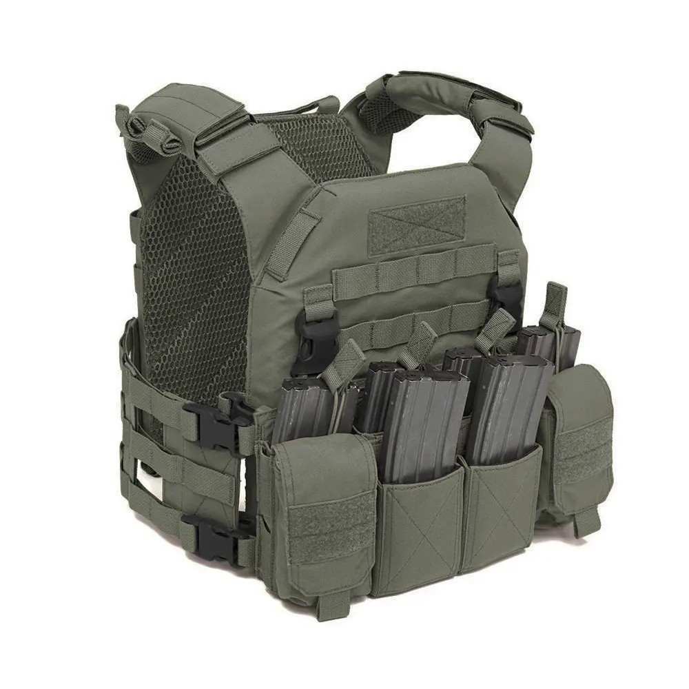 [W-EO-RPC-PCR-M-RG] WARRIOR ASSAULT SYSTEMS - RPC PCR RECON PLATE CARRIER COMBO WITH PATHFINDER CHEST RIG - RANGER GREEN (MEDIUM)